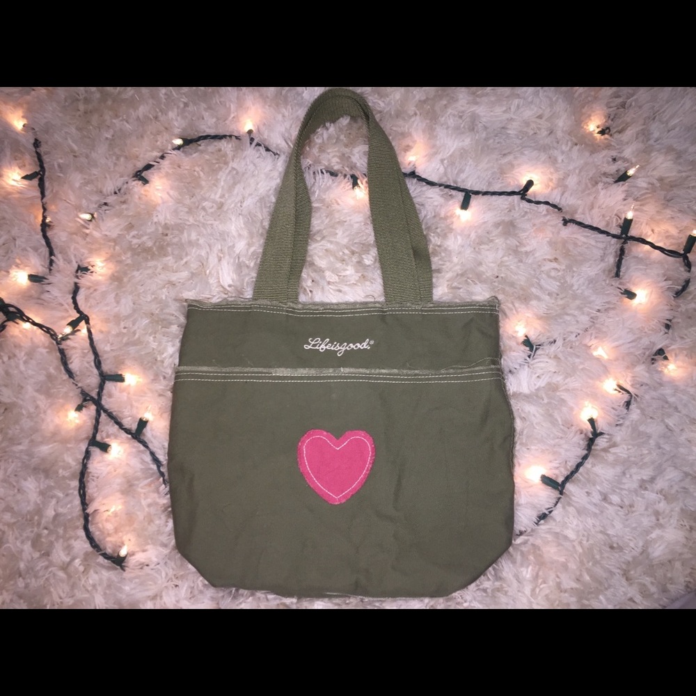 Army Green Tote Bag